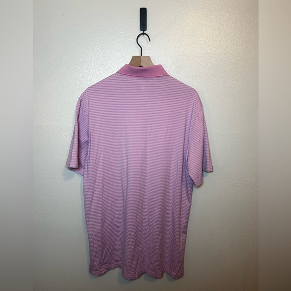 Polo Ralph Lauren Golf Made in Peru Pima Cotton‎ Striped Polo Shirt - Picture 6 of 7